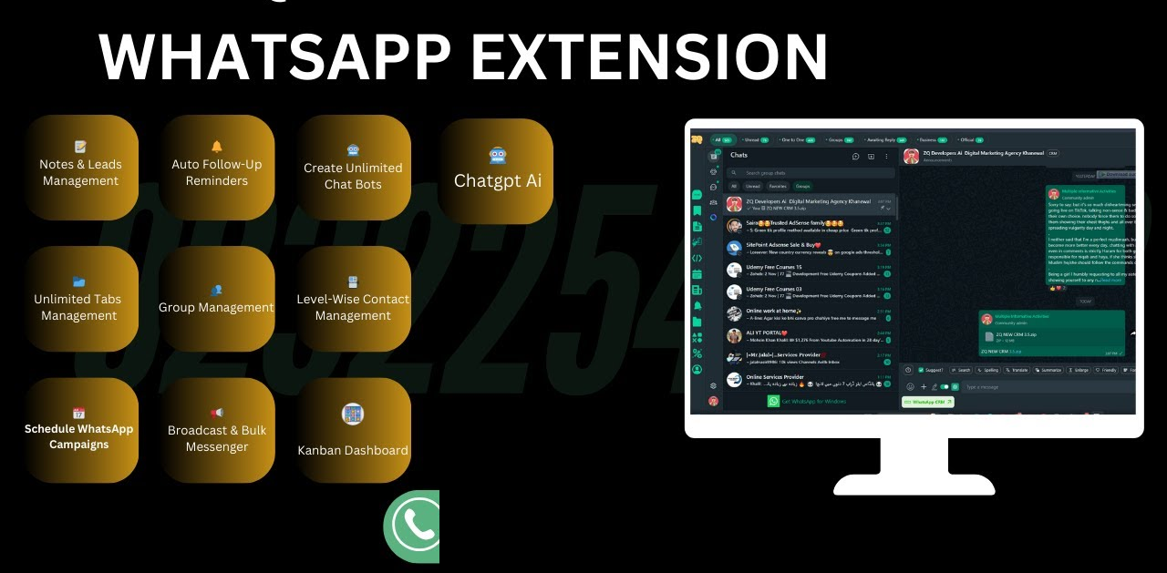 WHATSAPP CRM EXTENSION